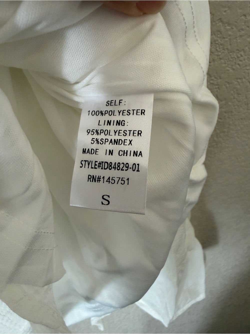 Peach Love California White Smocked Square-Neck or Off The Shoulder Dress - Picture 6 of 9